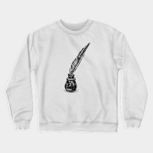 Old Inkwell Drawing Crewneck Sweatshirt